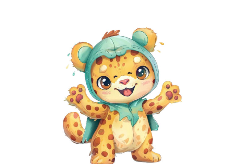 cute animal wearing clipart