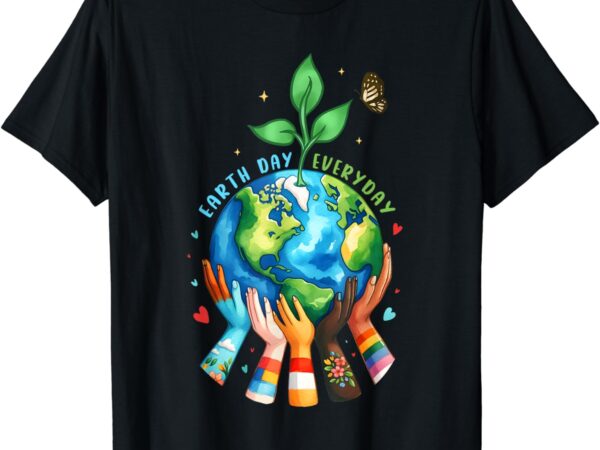 Earth day 2024 everyday protect environment save the planet t-shirt