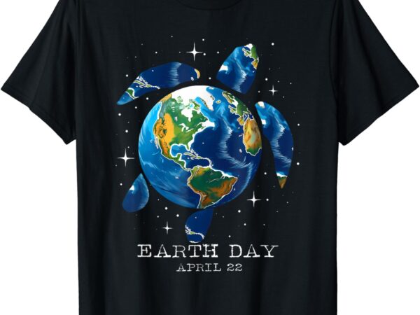 Earth day 2024 restore earth sea turtle art save the planet t-shirt