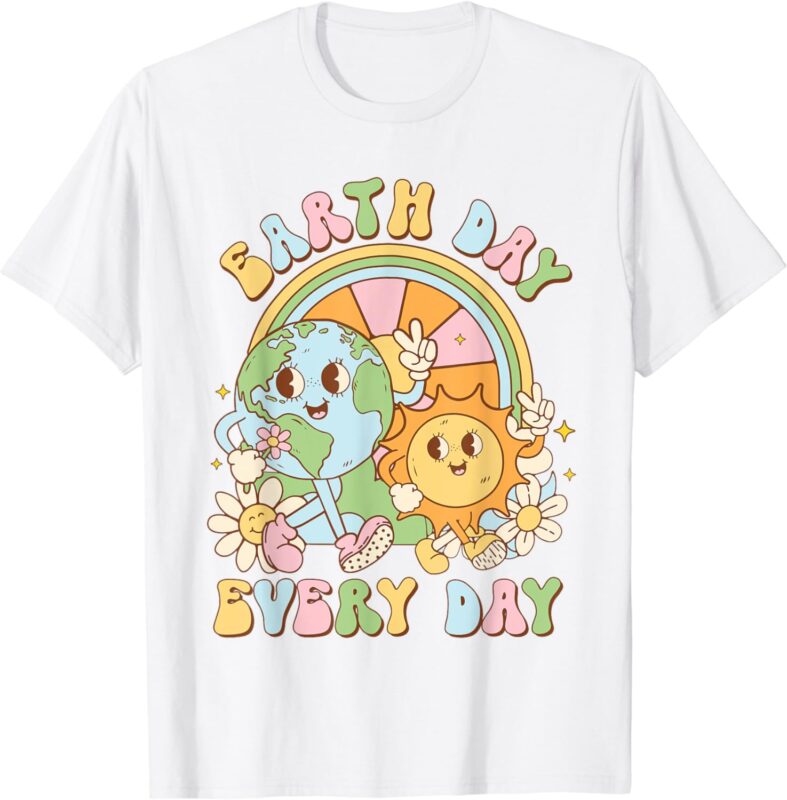 Earth Day Everyday Shirt Kids Environment Earth Day 2024 T-Shirt