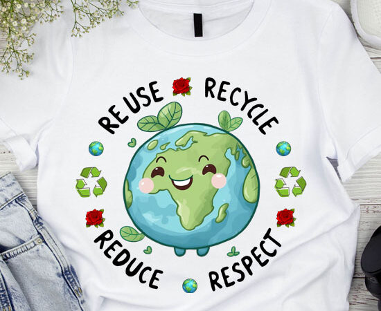 Earth day teacher environment day recycle earth day t-shirt ltsp