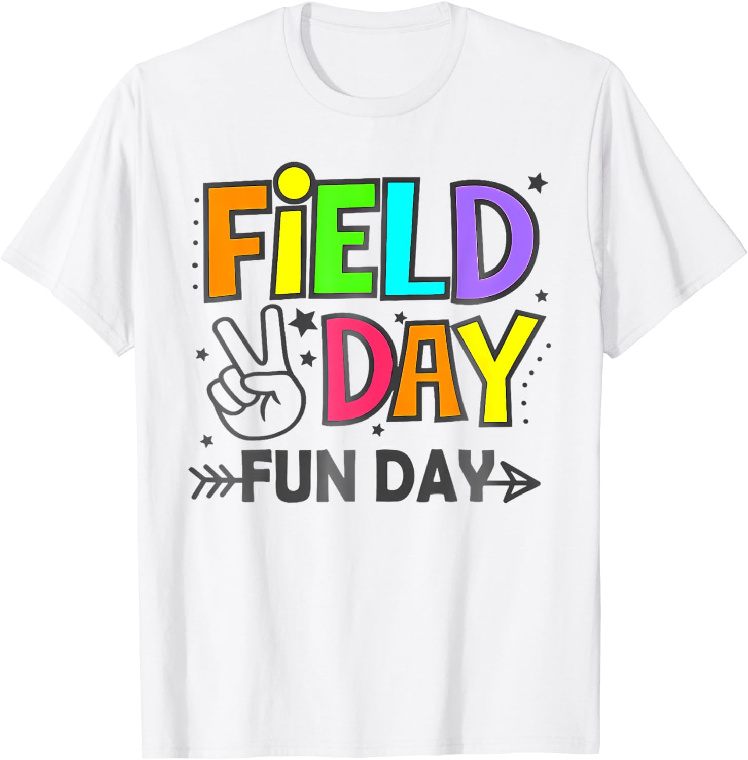 Field Day Fun Day Funny For Teacher Kids Field Day 2024 T-Shirt - Buy t ...