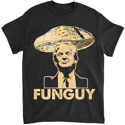 Funguy Funny Trump Fungi Fungus Mushroom Funny Trump Vintage T-Shirt lts png file