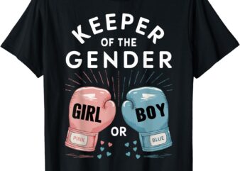 Gender Reveal Party Keeper Of Gender Boxing T-Shirt
