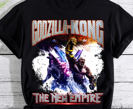 Godzilla kong new empire shirt pn-1 ltsp t shirt design template