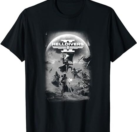 Grayscale sony playstation video game poster t-shirt