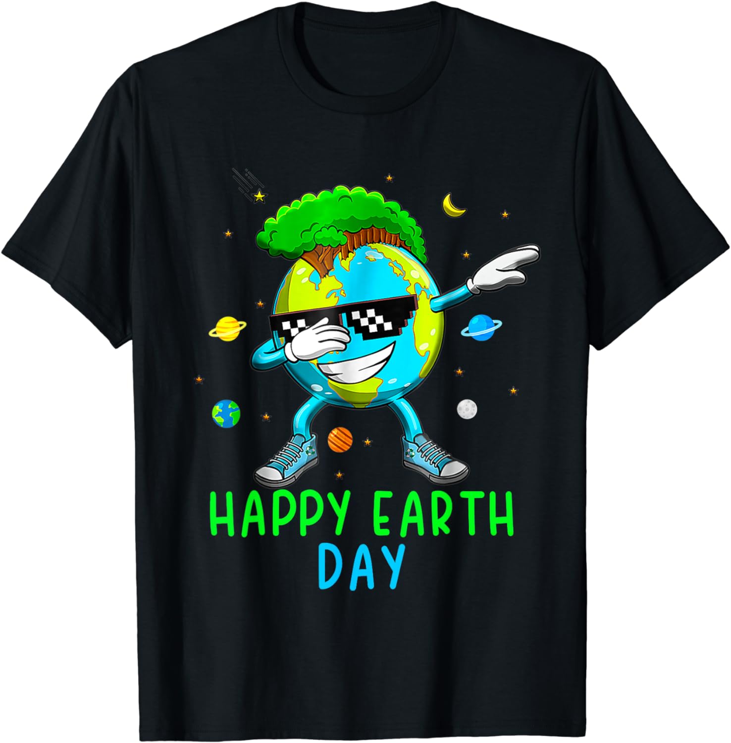 Happy Earth Day 2024 Funny Earth Day Kids Toddler Boys Dab T-Shirt ...