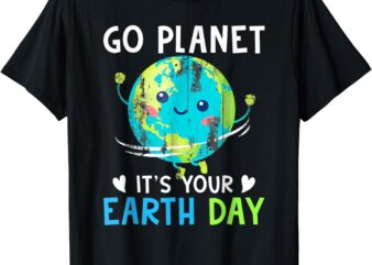 Happy Earth Day Everyday Cute Earth Day 2024 Men Women Kids T-Shirt
