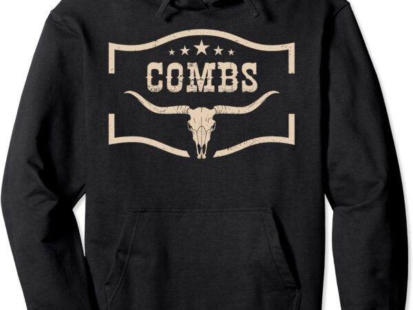 Howdy combs western personalized combs family pride pullover hoodie graphic t shirt