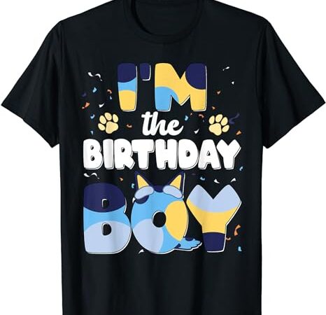 Im the birthday boy dog family matching t-shirt