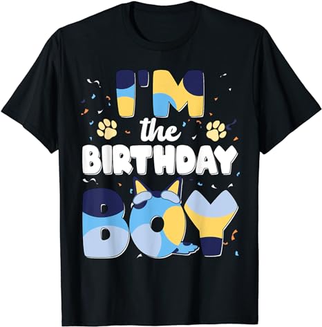 Im The Birthday Boy Dog Family Matching T-Shirt