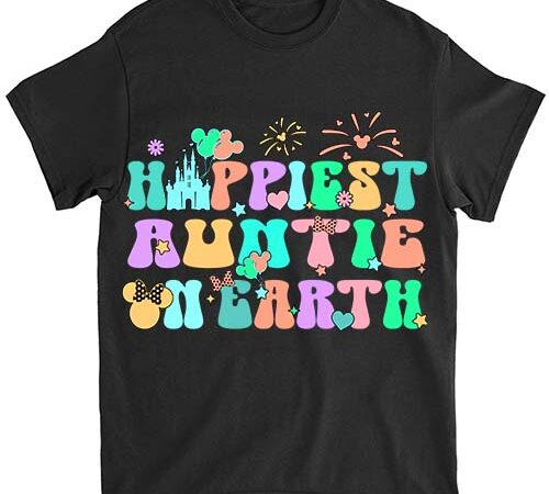 In my happiest auntie on earth era groovy mom mother_s day t-shirt ltsp png file