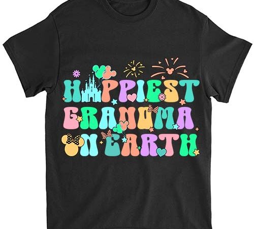 In my happiest grandma on earth era groovy mom mother_s day t-shirt ltsp