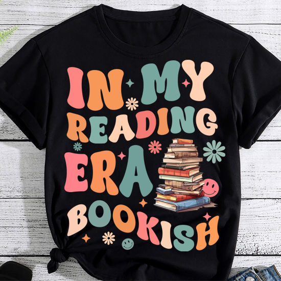 In My Reading Era Bookish Book Lover T-Shirt PN LTSP