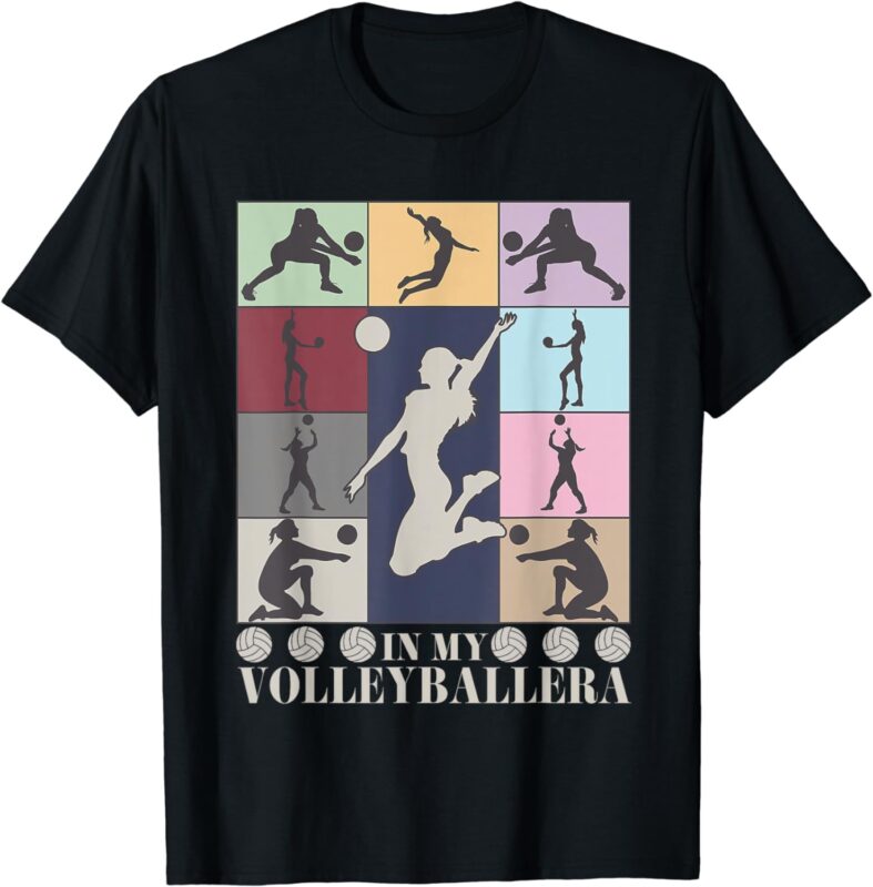 In My Volleyball Era Retro Vintage Volleyball Sport Game Day T-Shirt