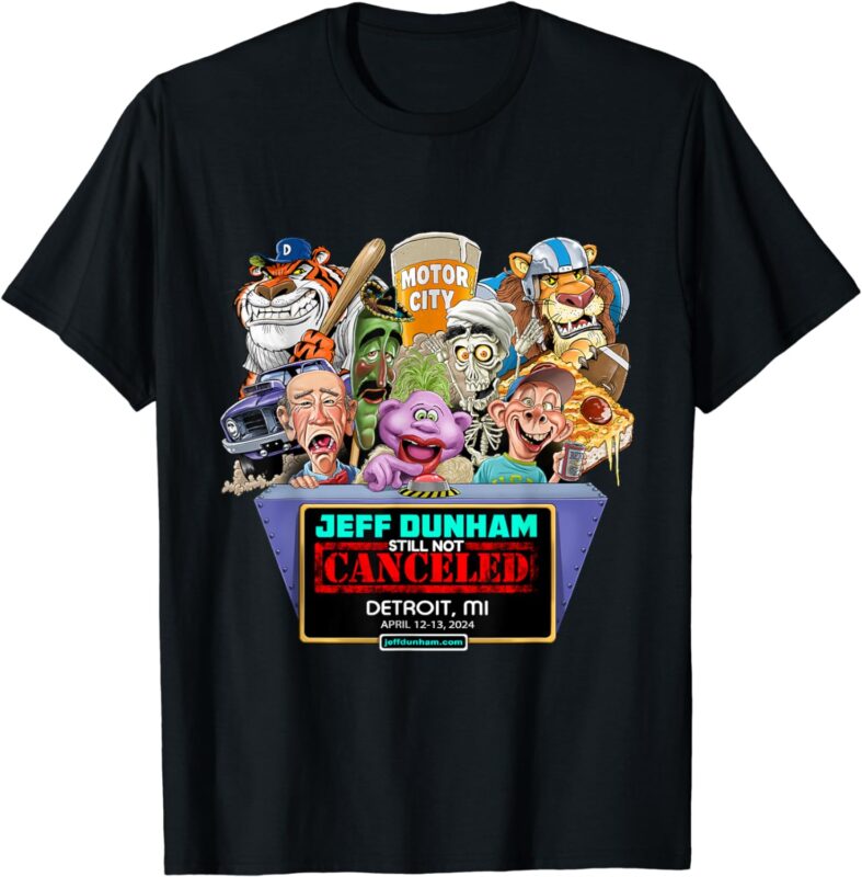 Jeff Dunham Detroit, MI (2024) T-Shirt