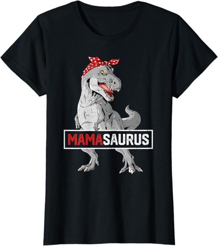 Mamasaurus T Rex Birthday Dinosaur Mommy Family Matching T-Shirt