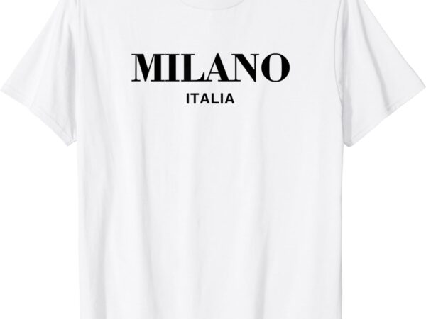 Milano italia retro preppy italy womens girls milan souvenir t-shirt