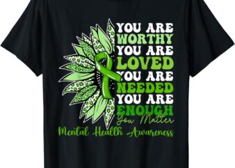 Motivational Support Warrior Mental Health Awareness Gifts T-Shirt