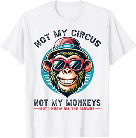 Not My Circus Not My Monkeys But I Know All The Clowns Men T-Shirt