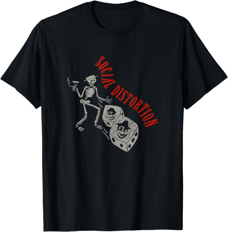 Official Social Distortion Skelly Dice T-Shirt