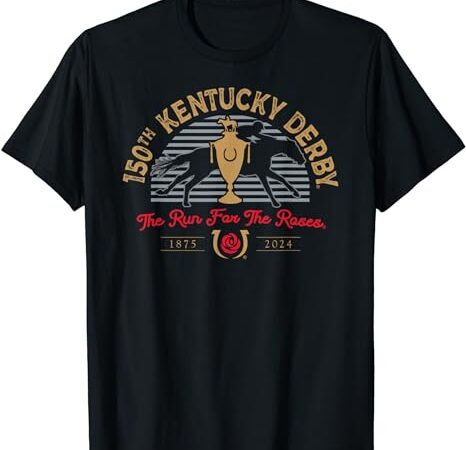 Officially licensed kentucky derby 150th 2024 run t-shirt