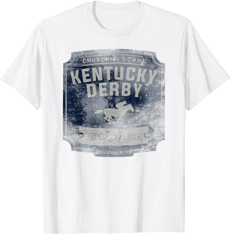 Officially Licensed Kentucky Derby 2024 Vintage Logo T-Shirt