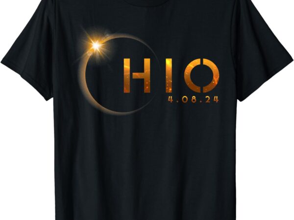 Ohio total solar eclipse april 8 2024 ohio solar eclipse t-shirt