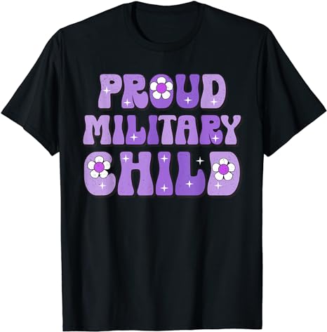 Purple Up For Military Kids Month Of Military Child T-Shirt