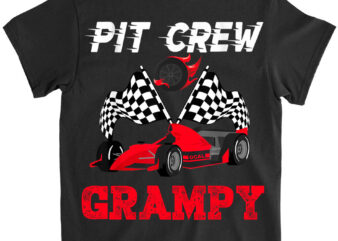 Race Car Birthday Party Racing Family Grampy Pit Crew T-Shirt LTS Png file