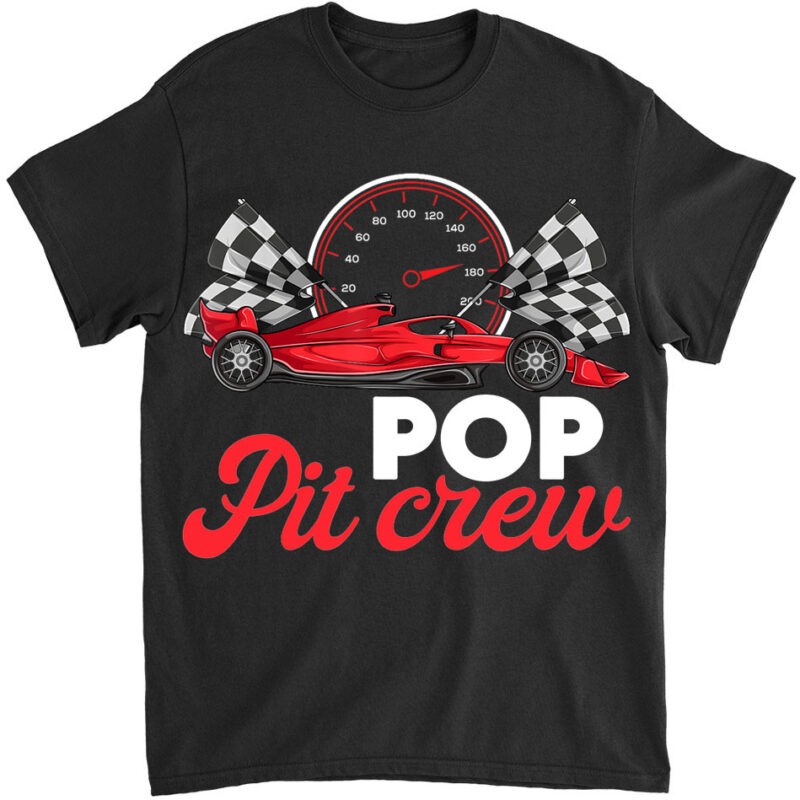 Race Car Pop Of The Birthday Boy Shirt, Pop Pit Crew T-Shirt LTS Png file