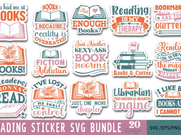 Reading svg bundle reading svg bundle t shirt design online