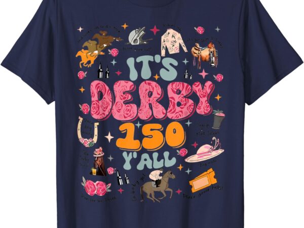 Retro womens mens derby day 2024 150th horse race day ky t-shirt