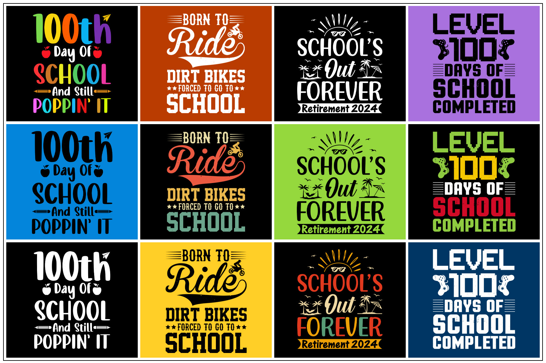 School,School TShirt,School TShirt Design,School TShirt Design Bundle ...