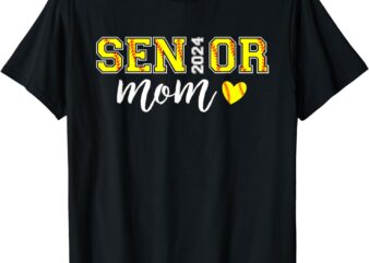 Senior Softball Mom Shirts Class Of 2024 Senior Mama T-Shirt