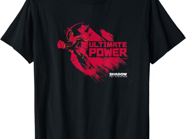 Shadow the hedgehog – ultimate power t-shirt