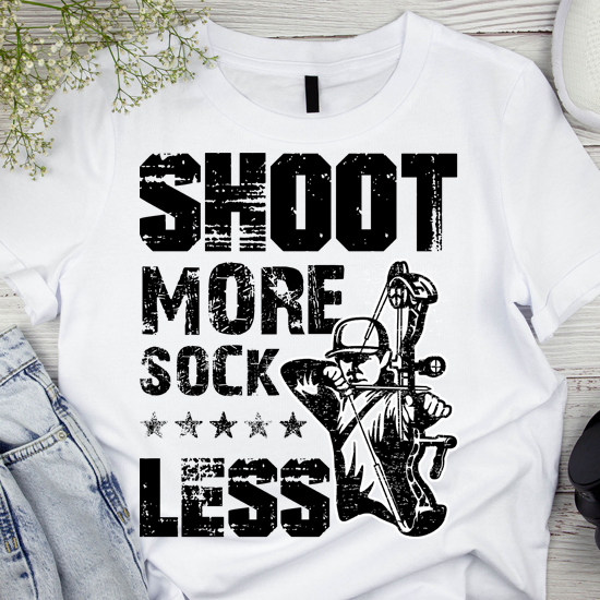 Shoot More Suck Less Funny Hunting Lovers Hunter Dad Husband T-Shirt PN LTSP