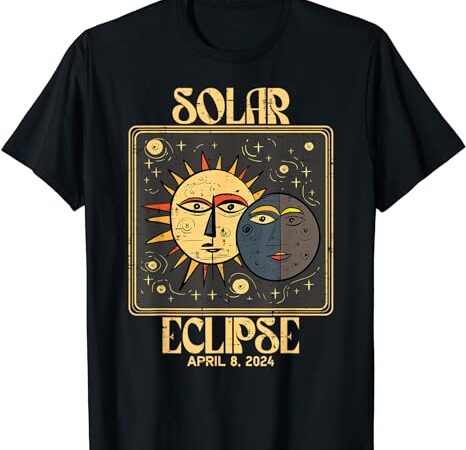 Solar eclipse tarot april 8 2024 totality women men kids t-shirt