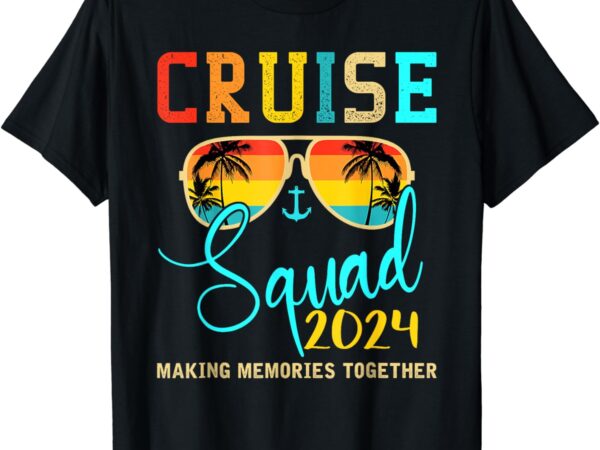 Squad crew cruise 2024 summer vacation matching family group t-shirt