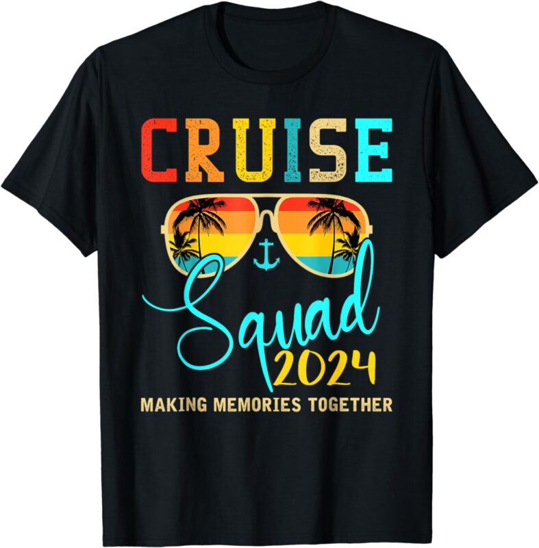 Squad Crew Cruise 2024 Summer Vacation Matching Family Group T-Shirt
