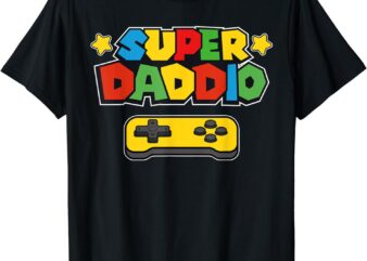 Super Daddio Gamer Dad T-Shirt