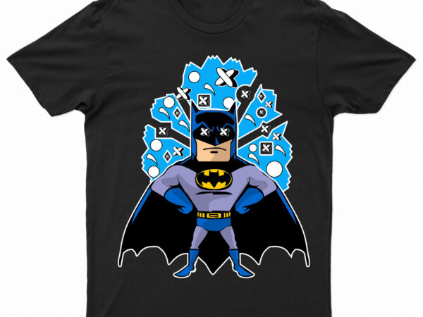 Batman superhero pop culture t-shirt design for sale | ready to print.