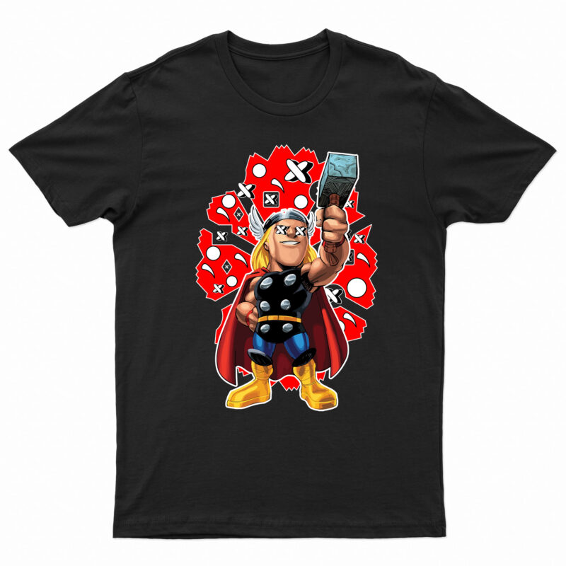 Thor Superhero Pop Culture T-Shirt Design For Sale | Ready To Print.