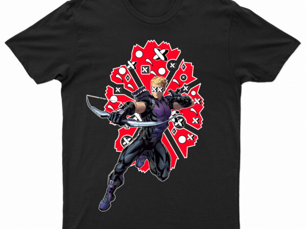 Hawkeye superhero pop culture t-shirt design for sale | ready to print.