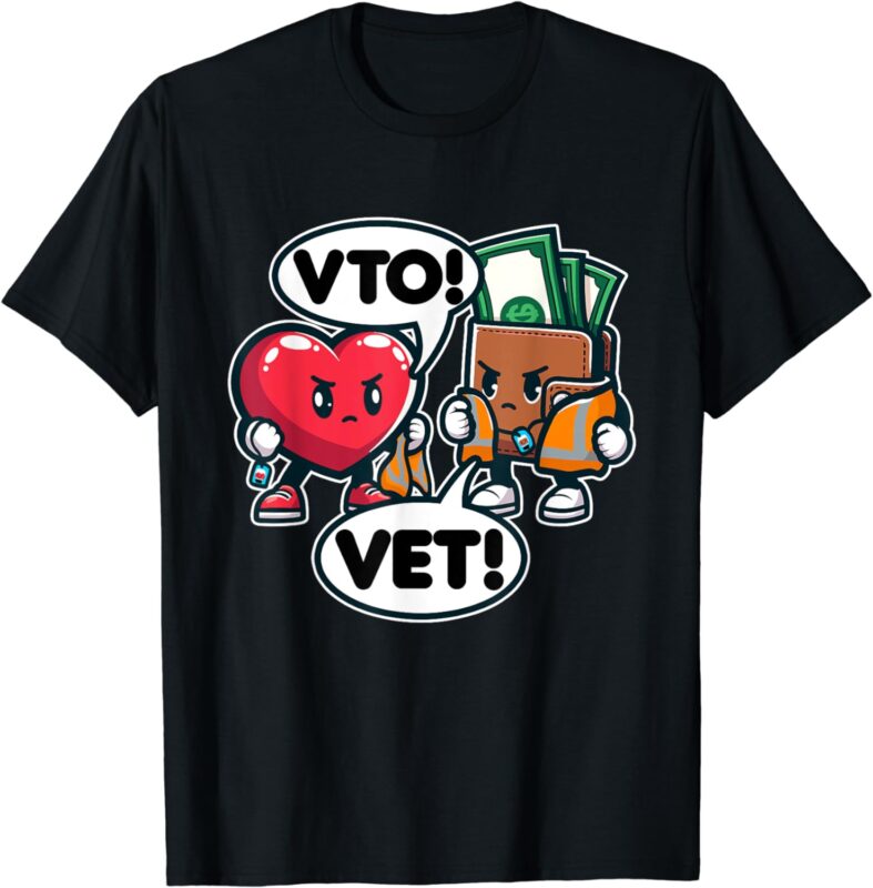 Swagazon Associate Heart Says VTO Wallet Says VET T-Shirt