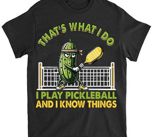 That_s what i do cat lovers paddleball player pickleball t-shirt ltsp png file