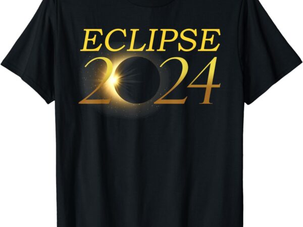 Total solar eclipse design for men women solar eclipse 2024 t-shirt