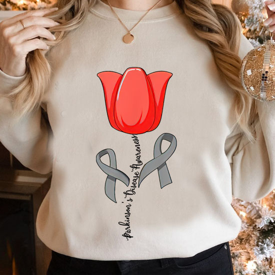 Tulip Parkinson_s Awareness Parkinson April Month Gifts T-Shirt LTSP