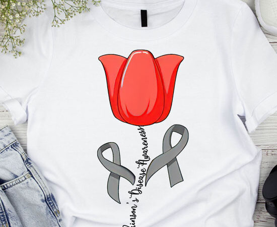 Tulip parkinson_s awareness parkinson april month gifts t-shirt ltsp