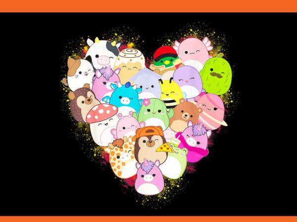 Squish squad mallow heart great png squish squad mallow heart great png t shirt template vector